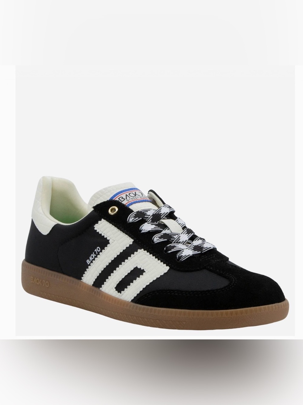 Back 70 NEW Ghost in Black Sneakers Size 41 US 9.5-10